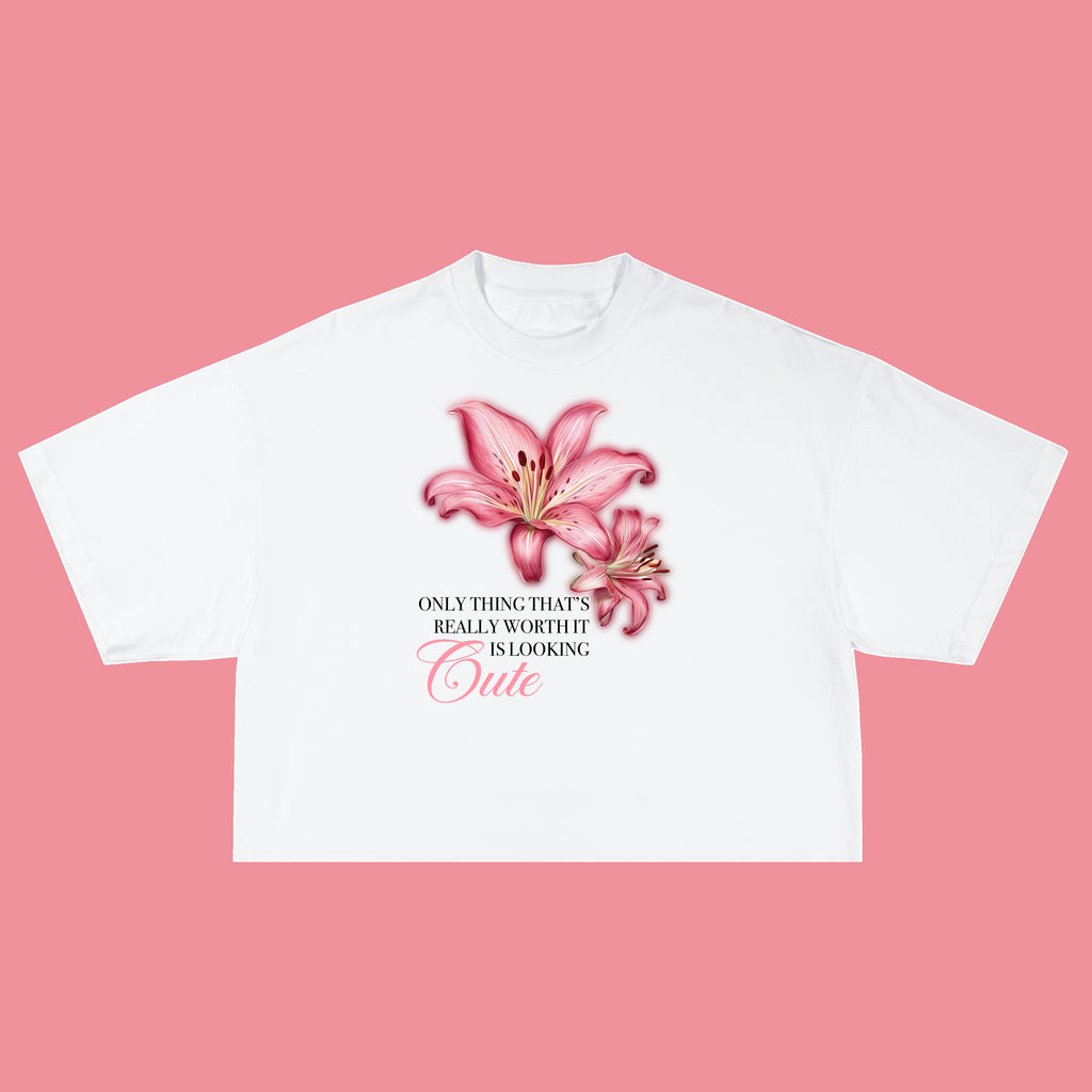 "Look Cute" Crop Top